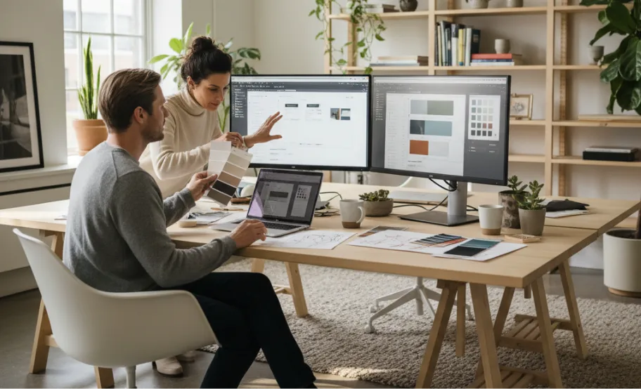 Design System vs Style Guide article cover