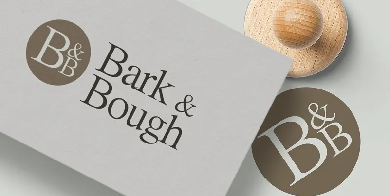 Bark and Bough brand colours and typography