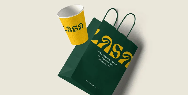 LASA Cafe brand in environment