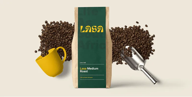 LASA Cafe menu design