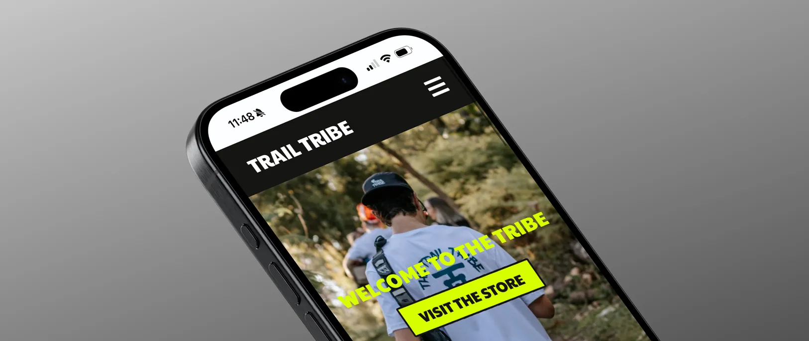 Trail Tribe — premium athleisure brand hero image